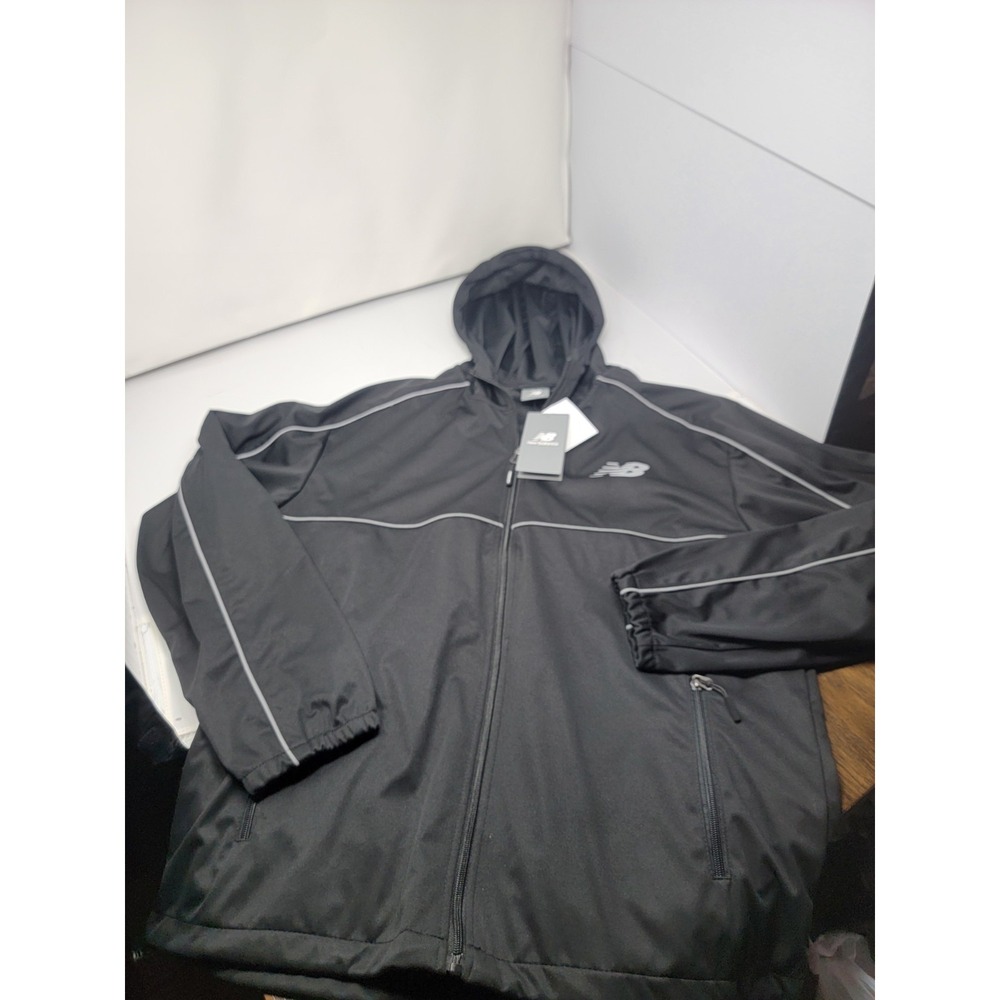 New Balance Reflective Lined Windbreaker/jogger Jacket Men's Large